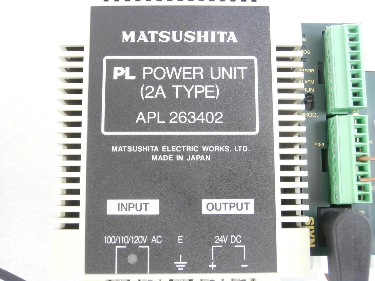 Used Matsushita FP0 Series PLC Set with Display NAiS FP0-C10RS FP0-A21 ATM-20 Working