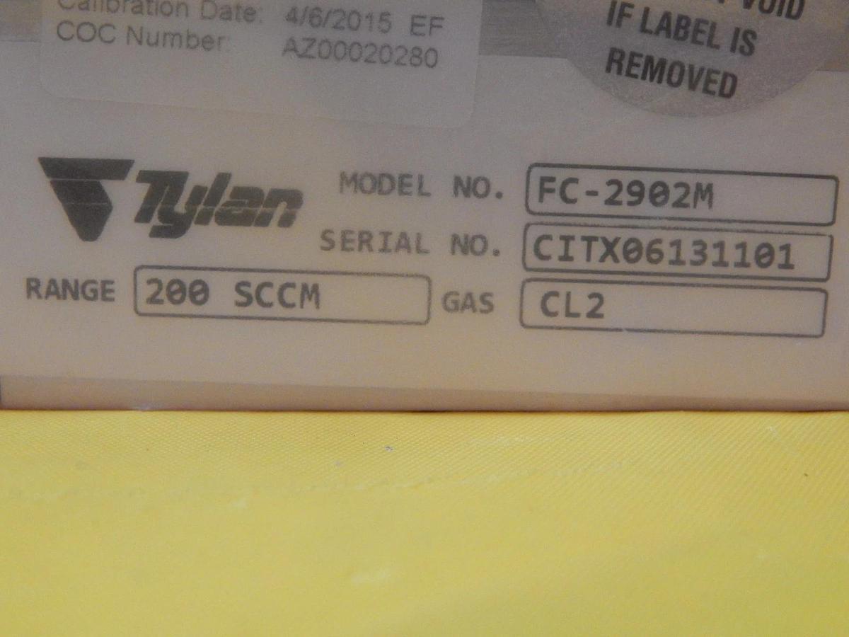 Refurbished Tylan General FC-2902MEP Mass Flow Controller MFC 200 SCCM Cl2 Refurbished