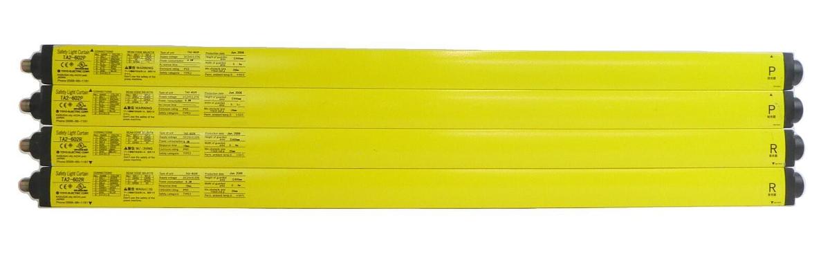 Used Toyo Electric TA2-602R TA2-602P Safety Light Curtain Lot of 4 Working Surplus