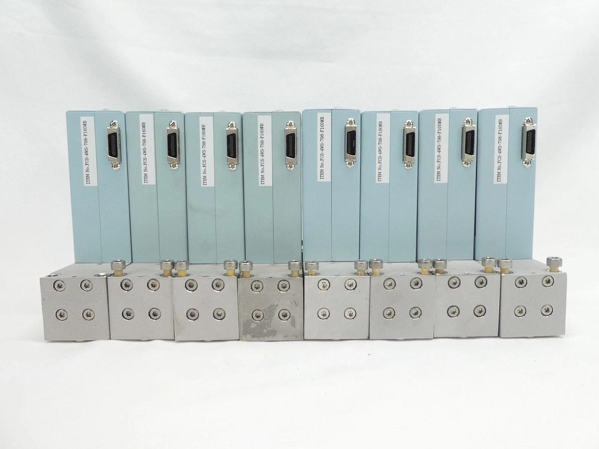 Used Fujikin FCS-4WS-798-F160#B Mass Flow Controller MFC 250kPaG Ar Reseller Lot of 8