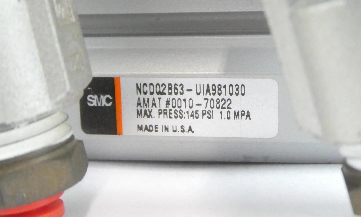 Used SMC NCDQ2B63-UIA981030 Preclean Wafer Lift Assembly Cylinder Working Surplus