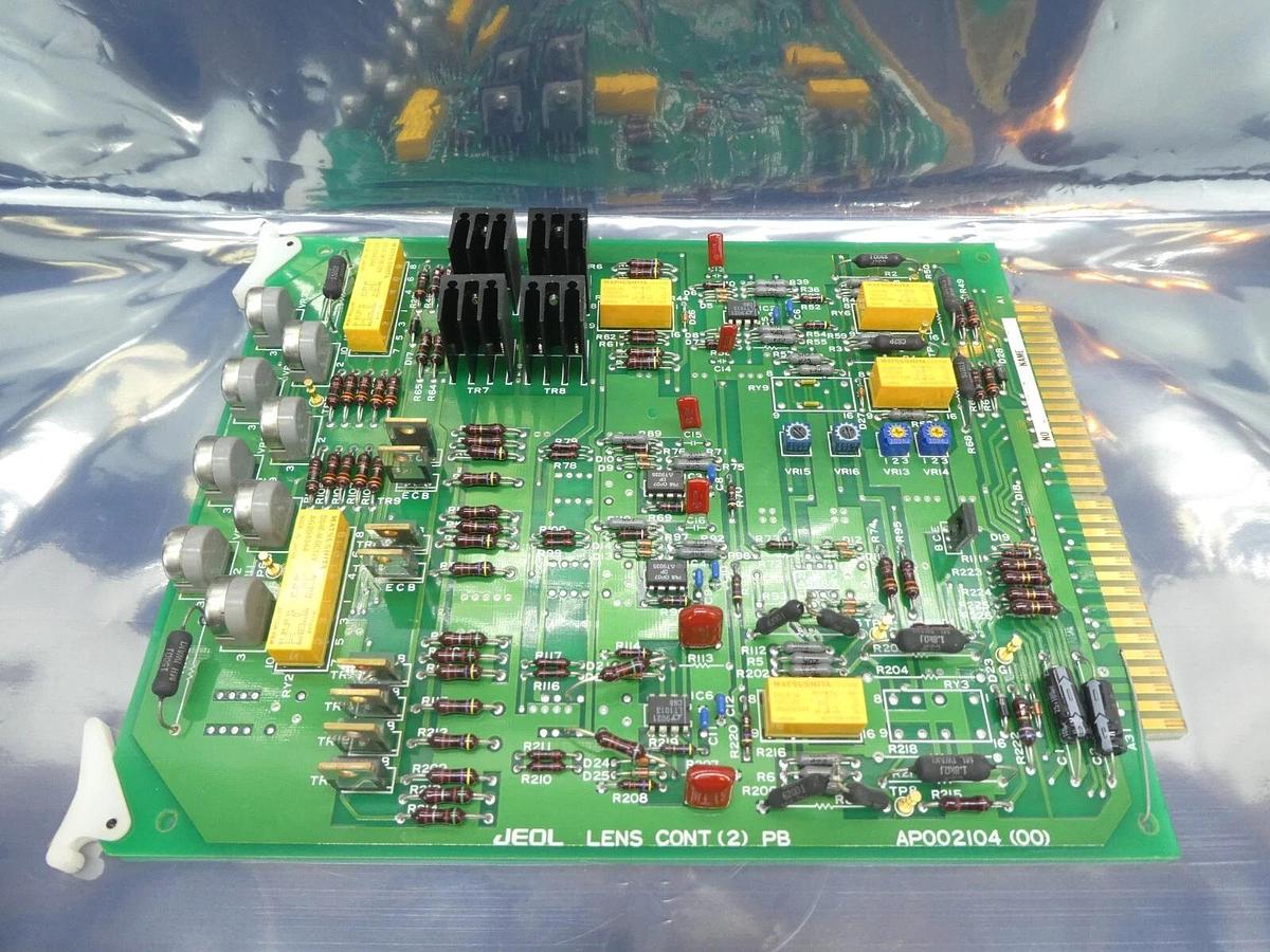 Used JEOL AP002104(00) Lens Control PCB Card LENS CONT(2) PB JSM-6300F SEM Working