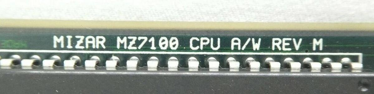 Used Mizar MZ7100 CPU VMEBus PCB Card 6800-03340-0007R Varian 100622001 As-Is