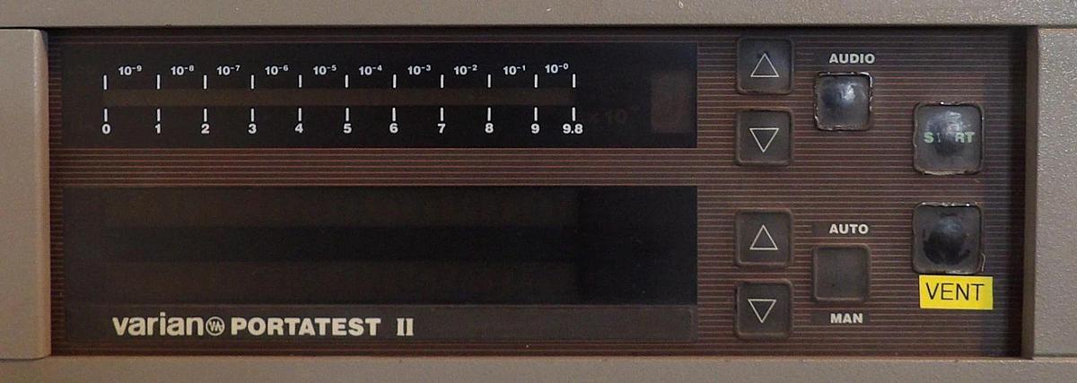 Used Varian Vacuum 956 Portatest II Mass Spectrometer Leak Detector Tested As-Is