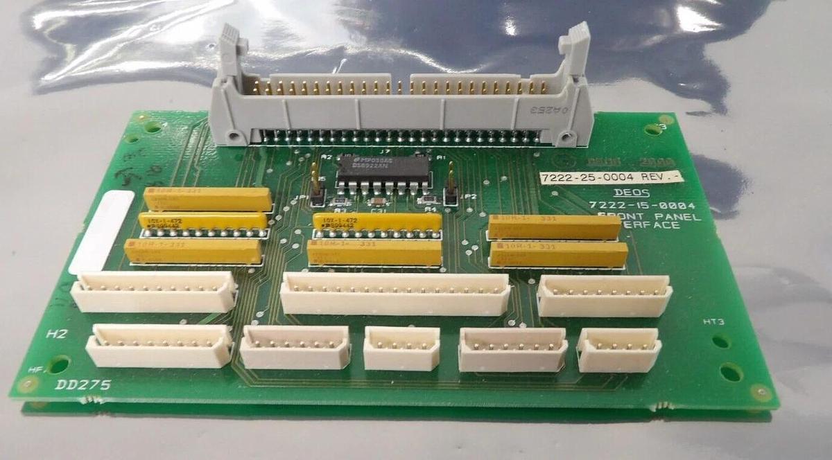 Used Deos 7222-15-0004 Front Panel Interface PCB 7222-25-0004 GEM-Q400 Lot of 3