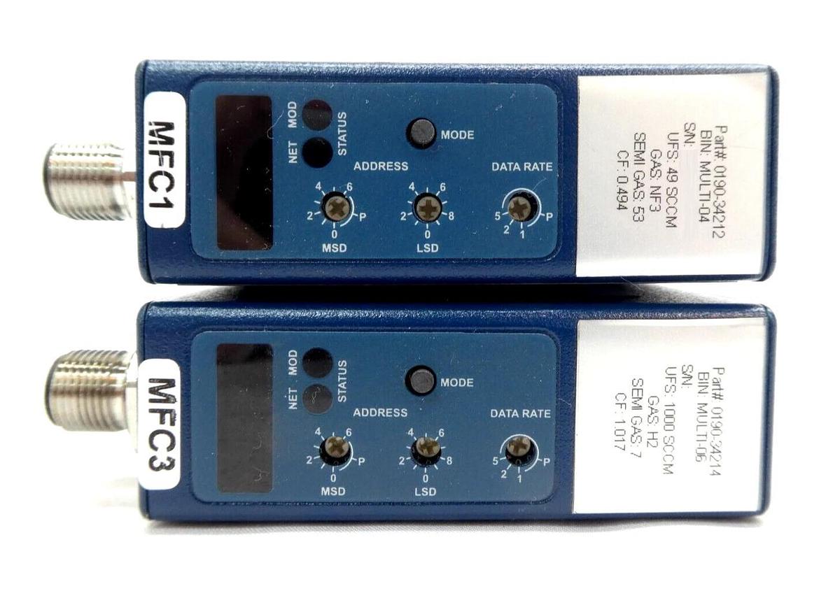 Used Aera PI-98 Series Mass Flow Controller MFC Reseller Lot of 9 Working Surplus