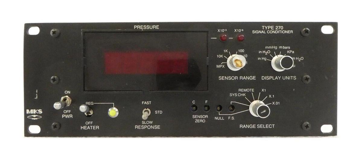 Used MKS Instruments 270C-4 Signal Conditioner Type 270 Tested Working Surplus