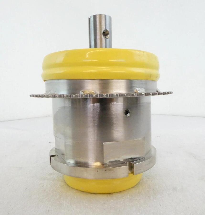 Used MetalFlex 54-166533E PVD Geared Vacuum Feedthrough Spindle 35-114294 Working