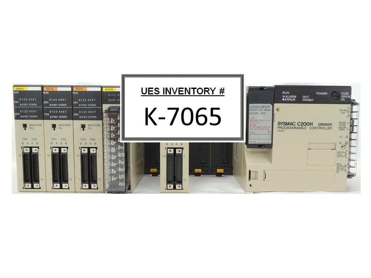 Used Omron C200H Programmable Logic Controller PLC Assembly Sysmac Microbar Trackmate