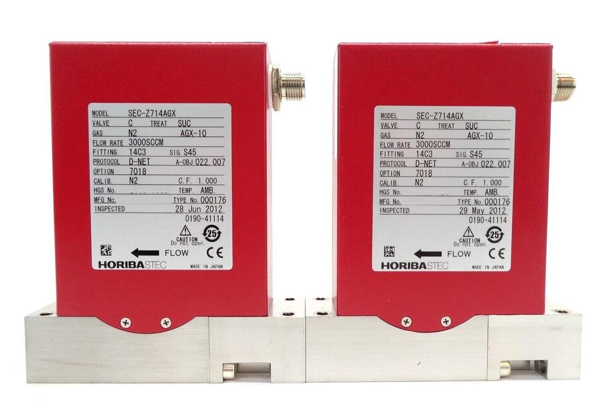 Used Horiba STEC SEC-Z714AGX Mass Flow Controller MFC Z700 Reseller Lot of 12 Working