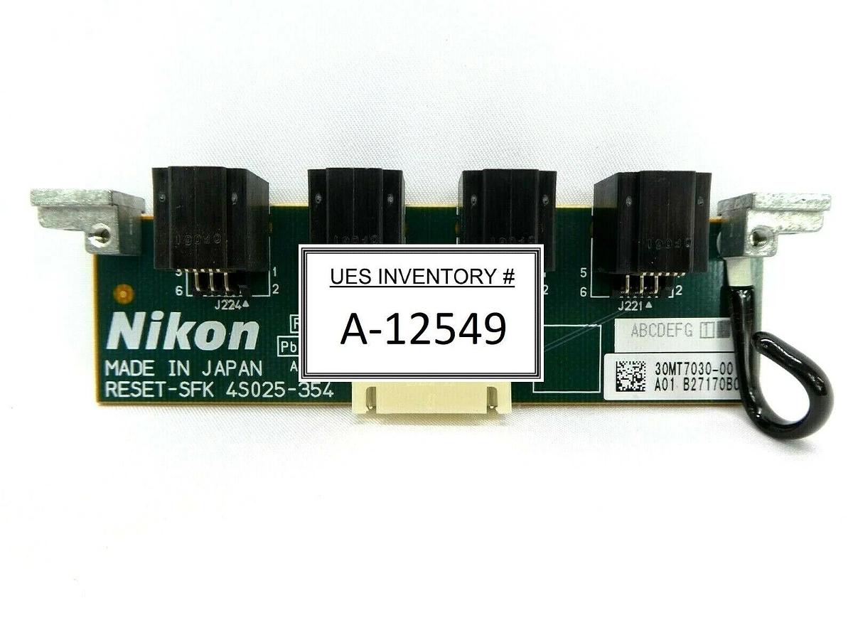 Used Nikon 4S025-354 Interface Board PCB Card RESET-SFK NSR-S620D System Working