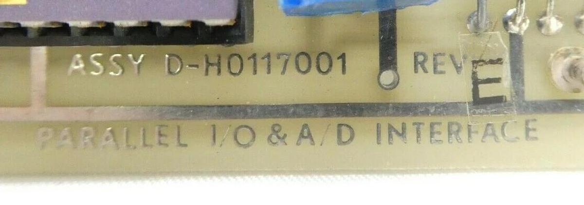 Used Varian Semiconductor VSEA D-H0117001 Parallel I/O Interface PCB H0117001 Rev. E