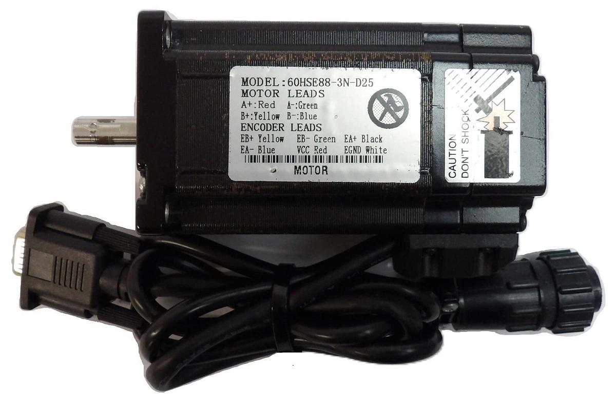 Used Sanyo Denki 60HSE88-3N-D25 Servo Motor Working