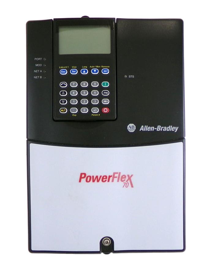 Used AB Allen-Bradley 20AD011A0AYNANC0 AC Drive PowerFlex 70 Working Surplus