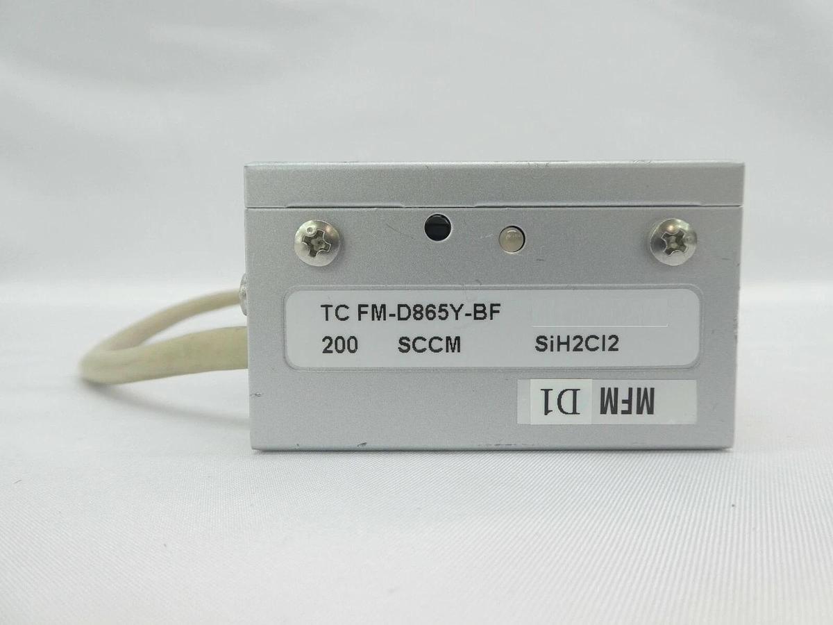 Used Aera TC FM-D865Y-BF Mass Flow Meter MFC FM-D865 200 SCCM SiH2Cl2 Working Spare