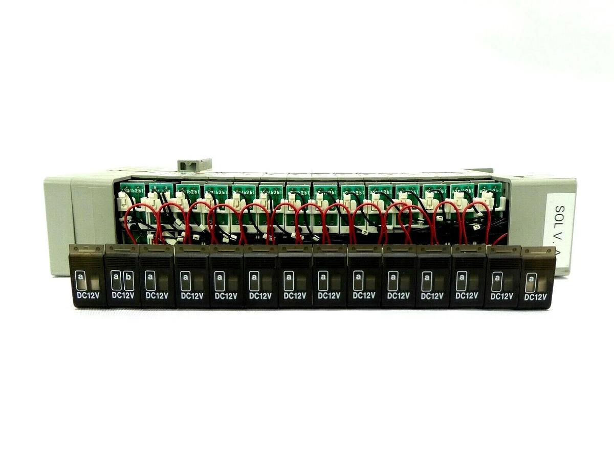 Used CKD N4S0 14-Port Pneumatic Manifold Left N4S0-T50 N3S010 Lot of 5 Working