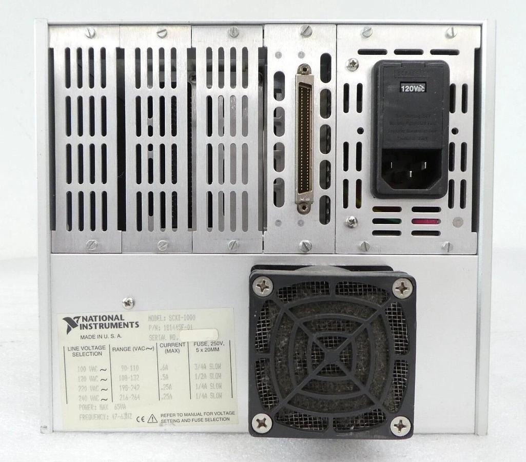 Used National Instruments SCXI-1000 Signal Conditioning Module SCXI-1600 SCXI-1125