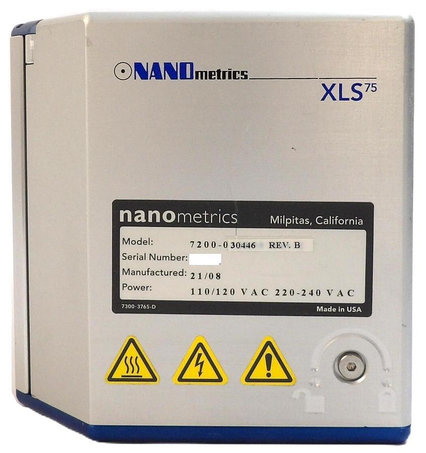 Used Nanometrics 7200-030446 Xenon Light Source Assembly XLS75 Working Surplus