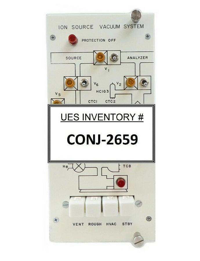 Used Varian Ion Implant Systems 07610001 Ion Source Vacuum System Rev. G Working
