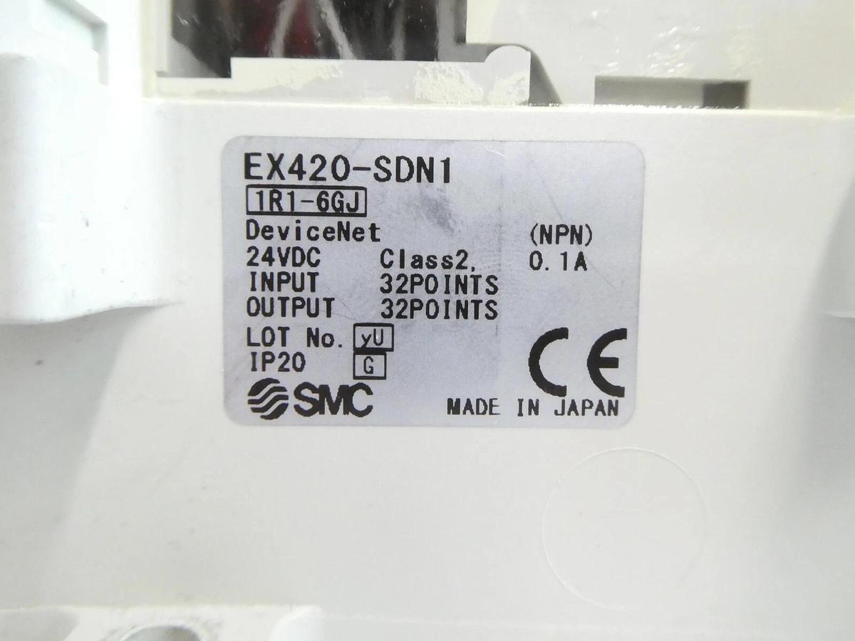 Used SMC VV5Q11-16-X3104V 16-Port Manifold EX420-SDN1 AMAT Working Surplus