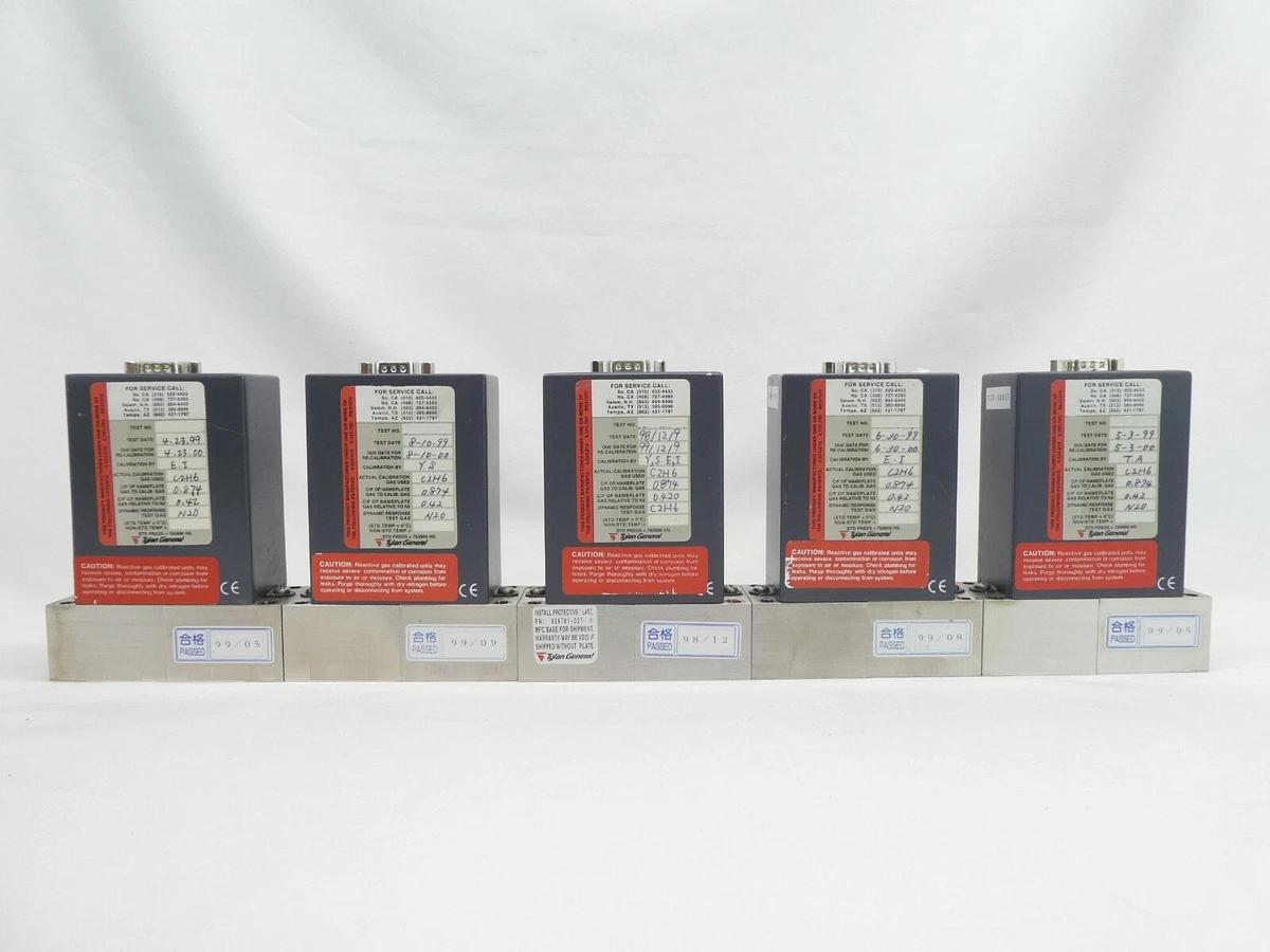 Used Tylan FC-2979MEP5 Mass Flow Controller MFC 100 SCCM CF4 Reseller Lot of 5 Spare