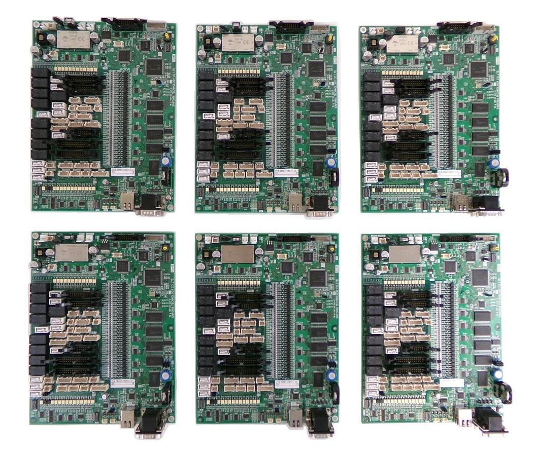 Used Sinfonia SBX08-000127-11 SLPCPU8 PCB SBX93-100211-12 Reseller Lot of 6 Working