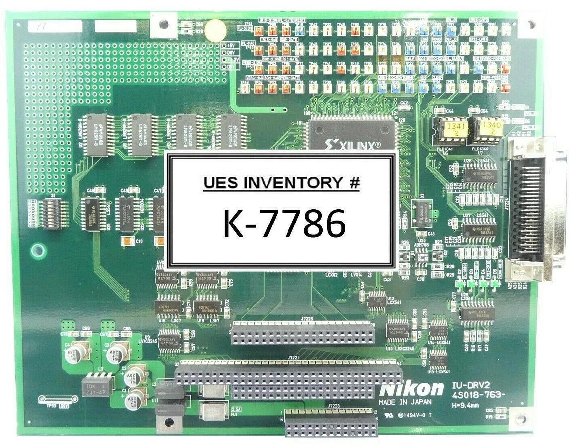 Used Nikon 4S018-763 Driver PCB IU-DRV2 NSR FX-601F FPD Lithography System Working