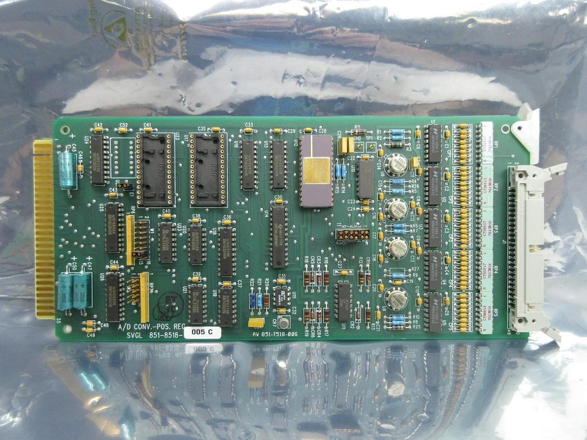 Used SVG Silicon Valley Group 851-8518-005 A/D Conversion PCB Card Working Surplus