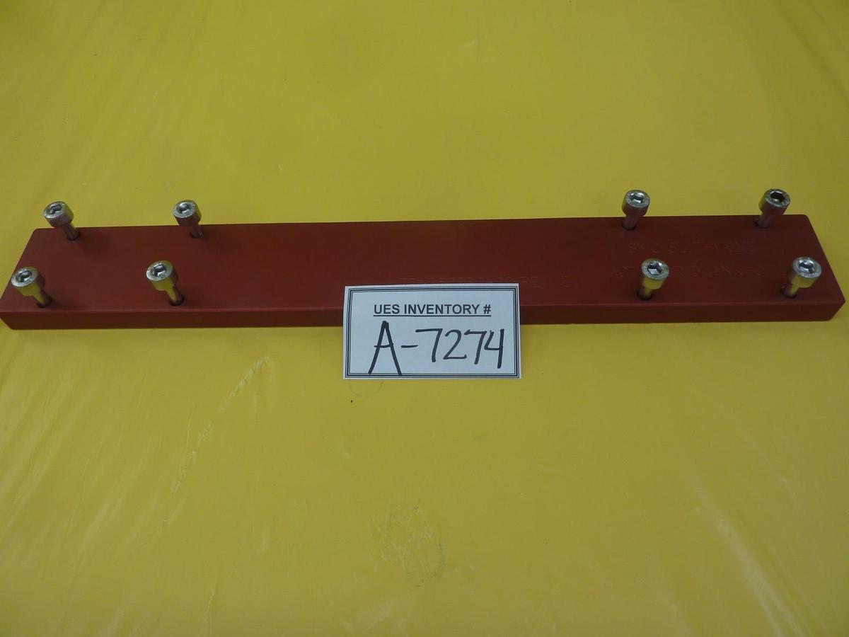 Used SMC 72-252832-00 Slit-Valve Actuator Blank-Off Plate Used Working
