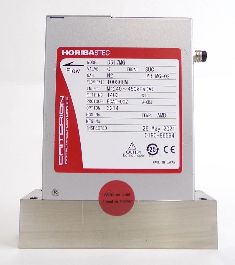 Used Horiba STEC D517MG Mass Flow Controller MFC CRITERION D500 Working