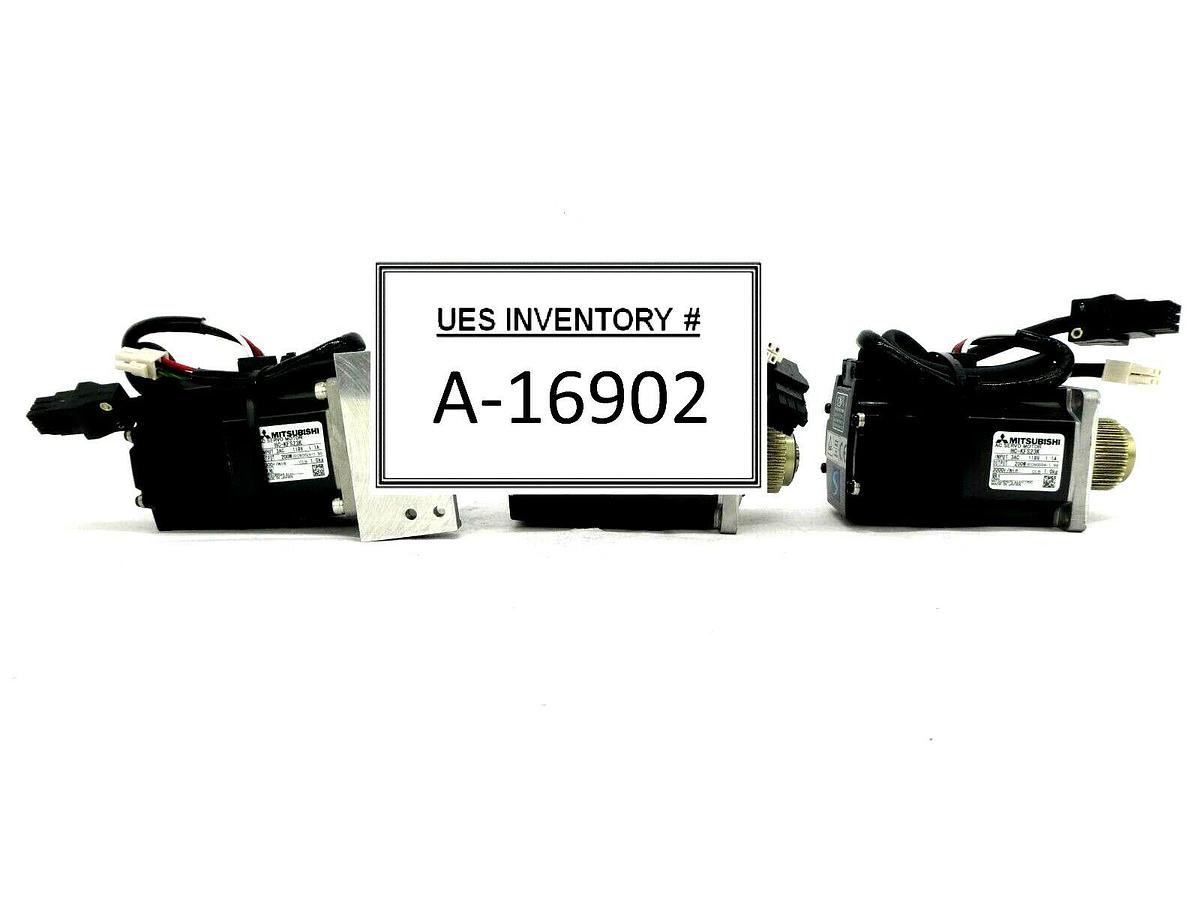 Used Mitsubishi HC-KFS23K AC Servo Motor HC-KFS Series Lot of 3 Working Surplus