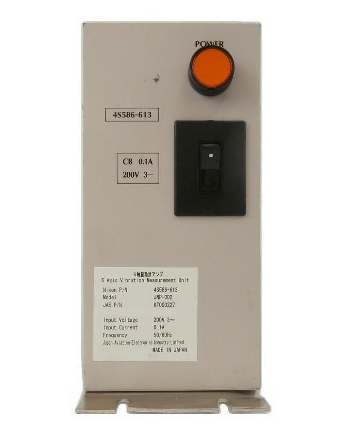 Used JAE KT000227 6-Axis Vibration Measurement Unit JNP-002 Nikon 4S586-613 Working