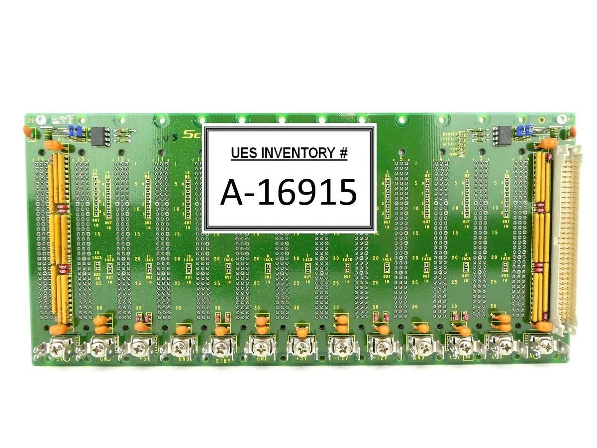 Used Schroff 23000-044 Expansion Board Backplane PCB VME J1 14 Slot Working Surplus