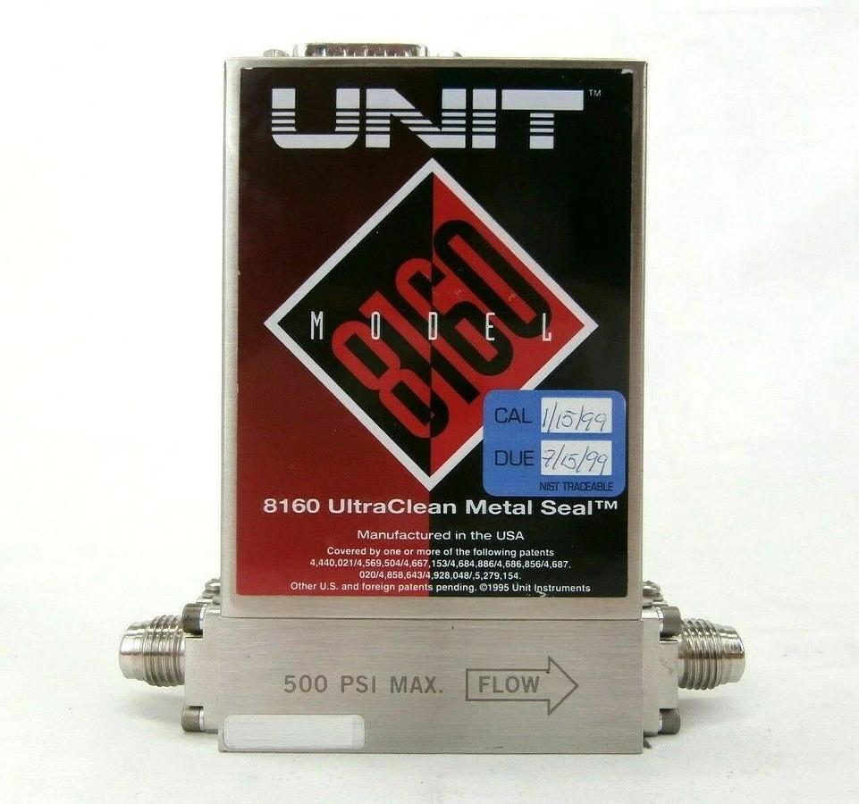 Used UNIT Instruments UFC-8160 Mass Flow Controller MFC 200 SCCM SF6 Working Spare