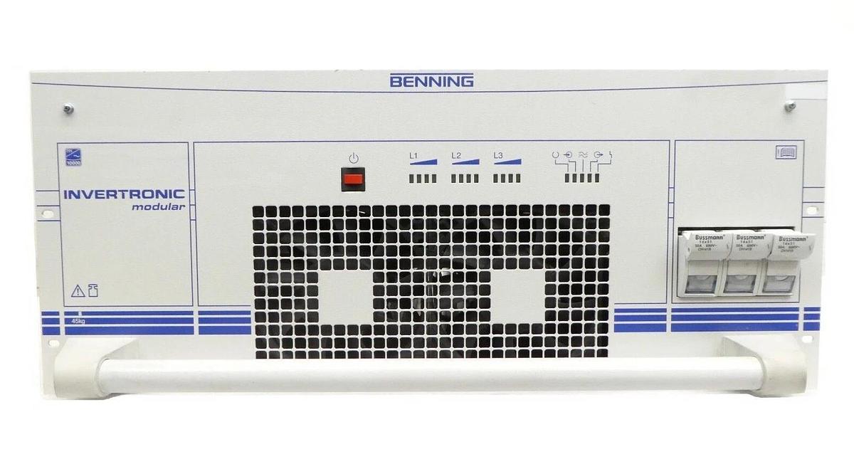 Used Benning G48D208/28 Modular Inverter INVERTRONIC Modular Dented Untested Surplus