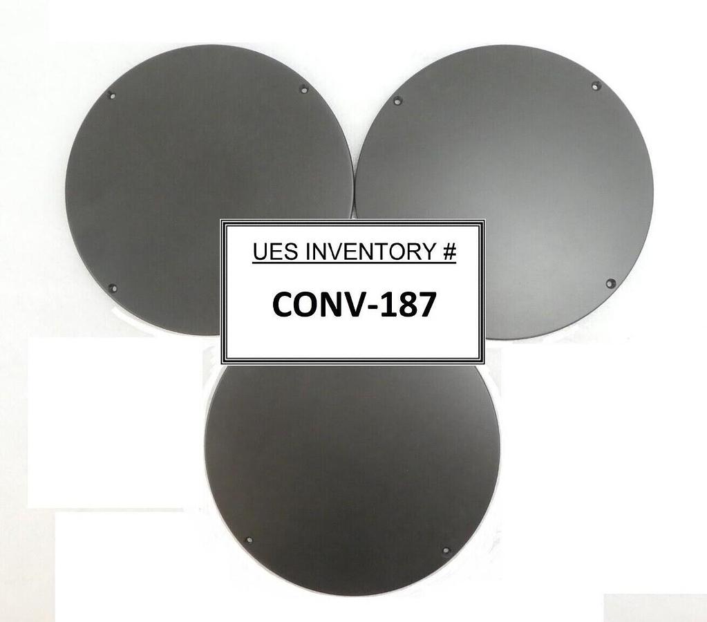 Used Lam Research 4420 200mm Baffle Plate Cover Lot of 3 Rainbow Etcher Working