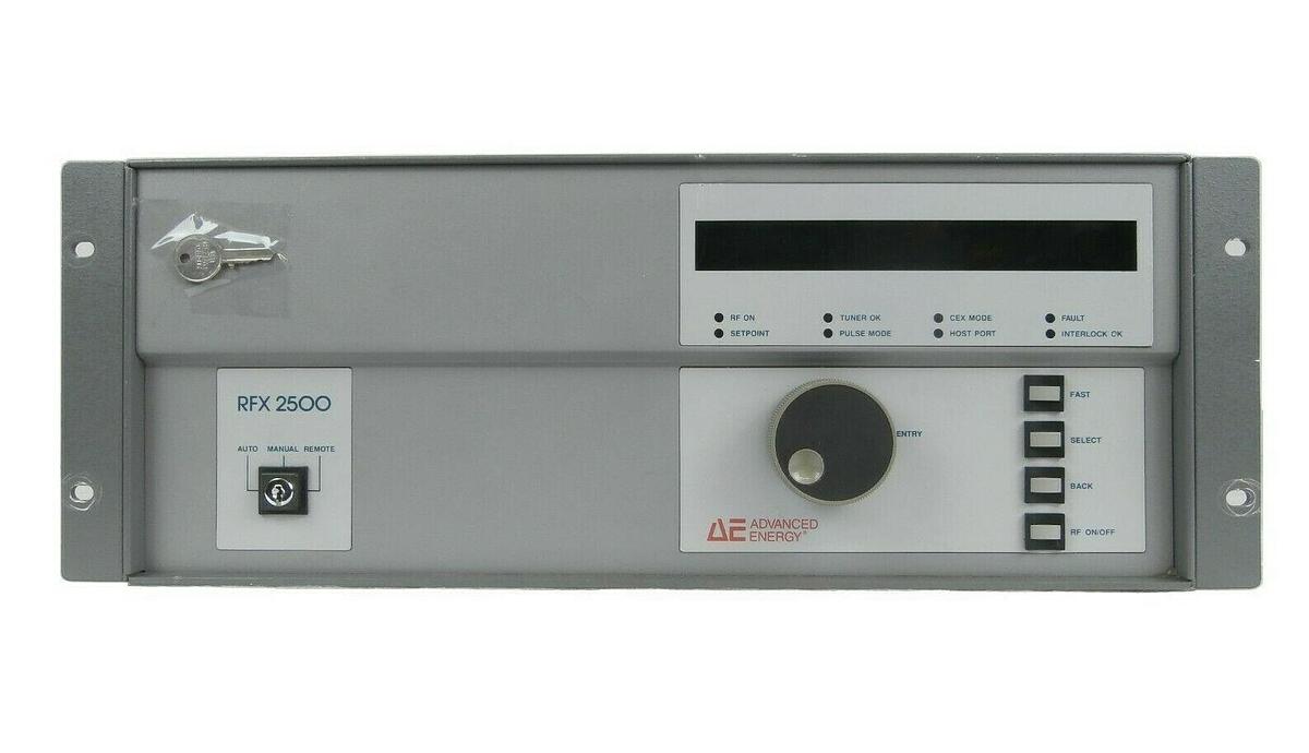 Used RFX 2500 AE Advanced Energy 5011-000-D RF Generator Tested Not Working As-Is
