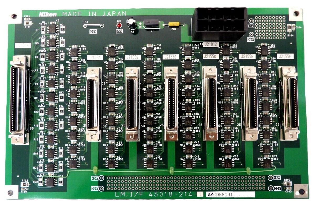 Used Nikon 4S018-214-1 Interface Board PCB LM I/F NSR Series Working Surplus