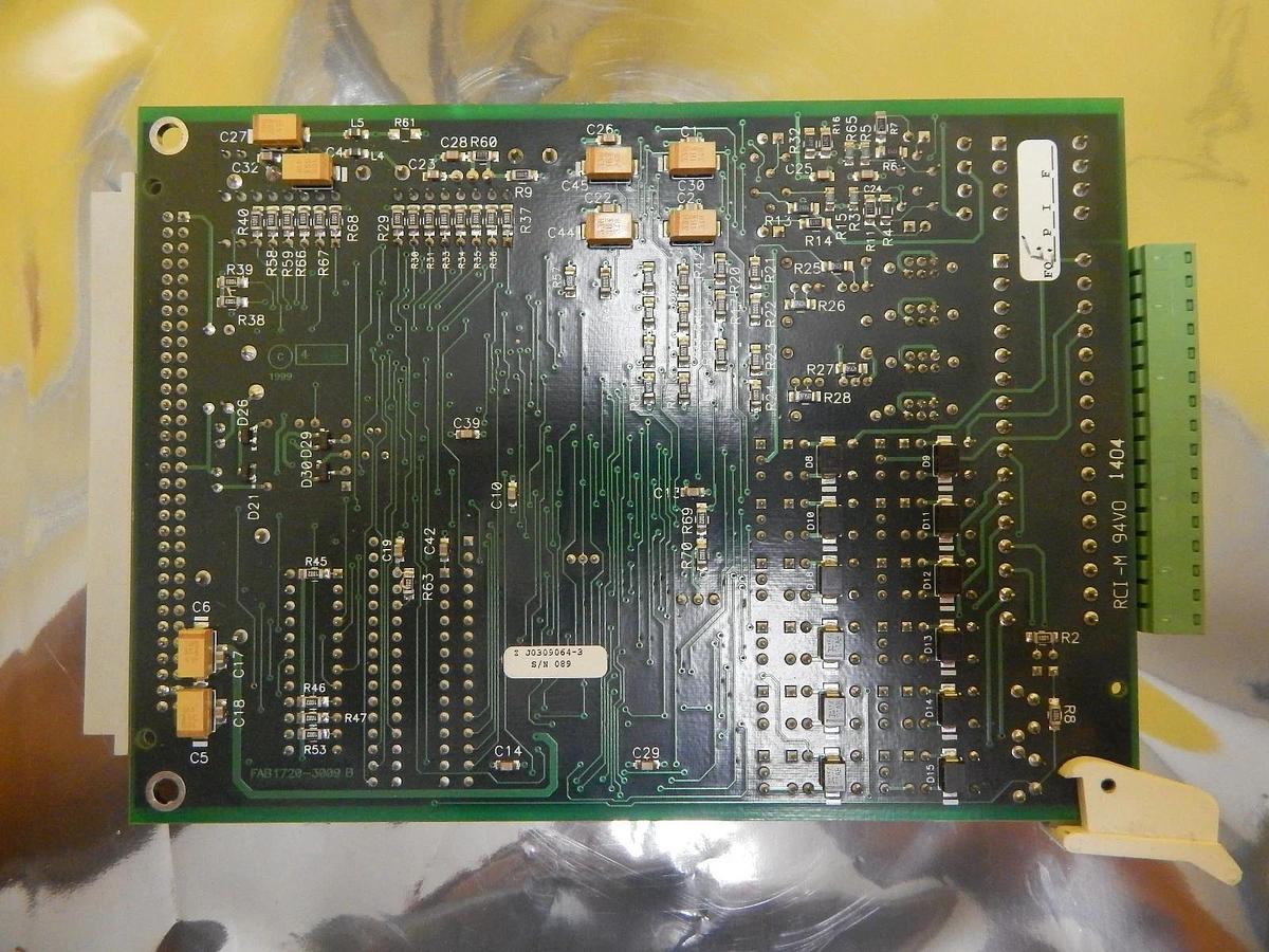 Used Schumacher 1730-3009 I/O Input Output Controller PCB Card Working Spare