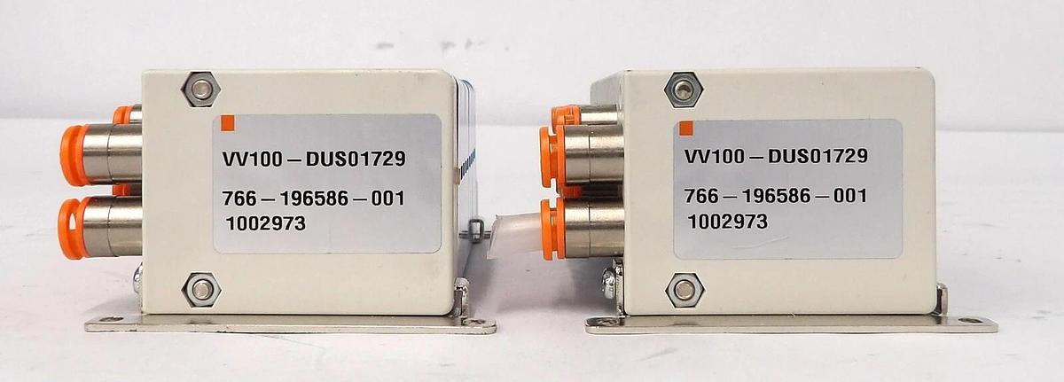 Used SMC VV100-DUS01729 9-Port Pneumatic Manifold Reseller Lot of 2 Working