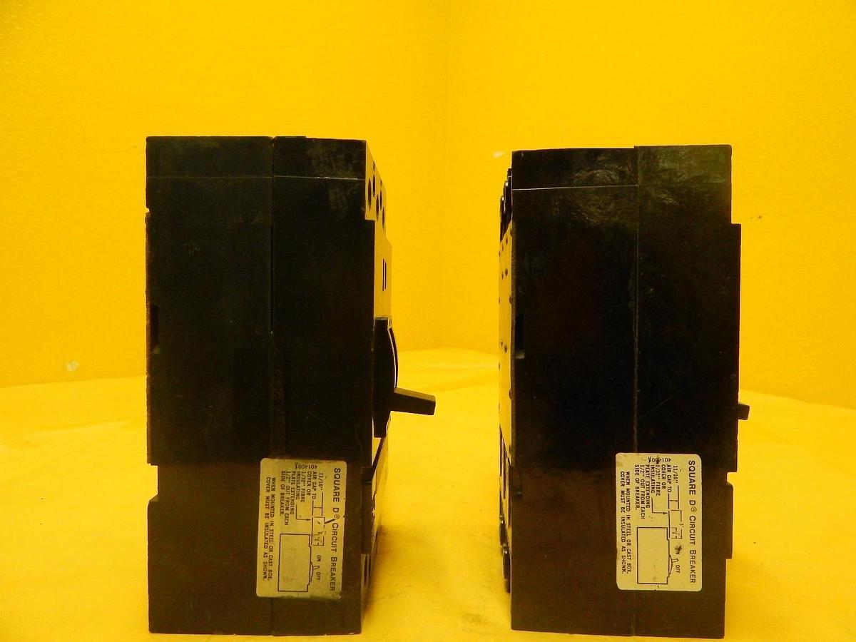 Used Square D 4014001 Magnetic Circuit Breaker Reseller Lot of 2 Used Working