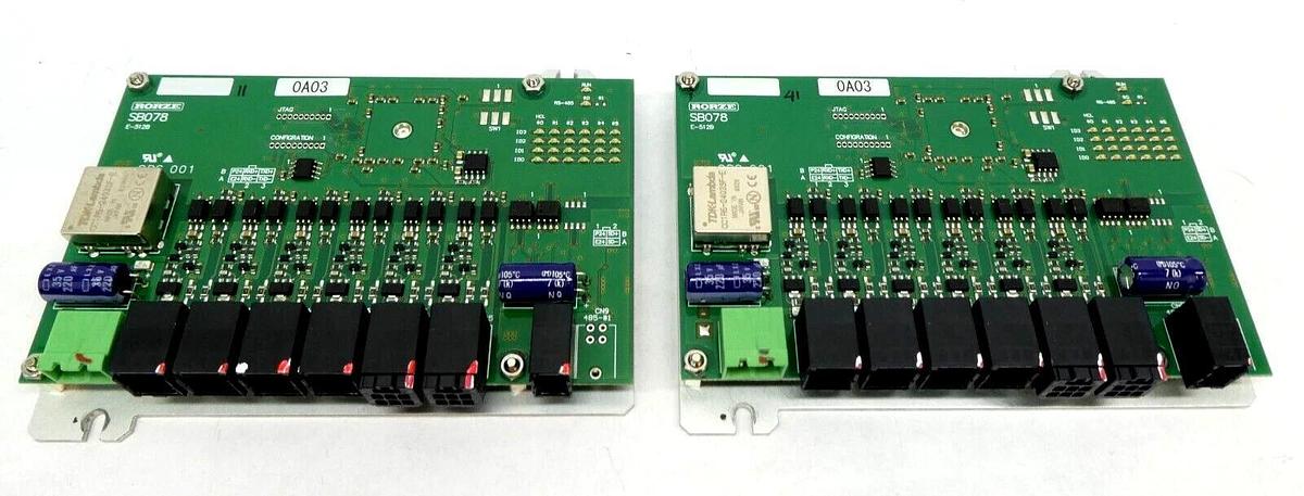 Used Rorze Automation SB078 Interface PCB Reseller Lot of 2 Working Surplus