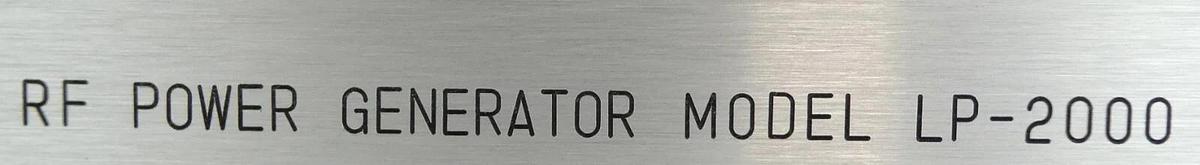 Used Pearl Kogyo LP-2000-400K RF Power Generator Module LP-2000 Untested Surplus