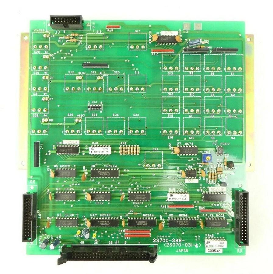 Used Nikon 2S070-031-4 Microscope Keypad 2.5x-150x PCB 2S700-386 OPTISTATION 3 Spare