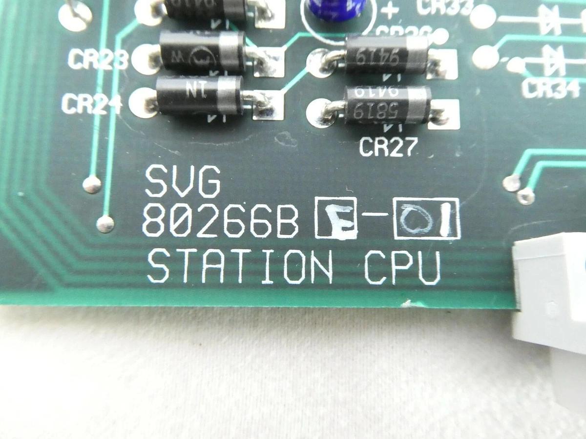 Used SVG Silicon Vally Group 80266BE-01 STACK BAKE Station CPU PCB Card 90S Working