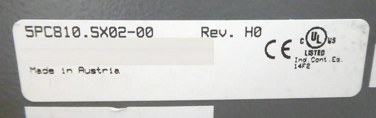 Used B&R Automation 5PC810.5X02-00 Industrial Automation PC Module New Surplus