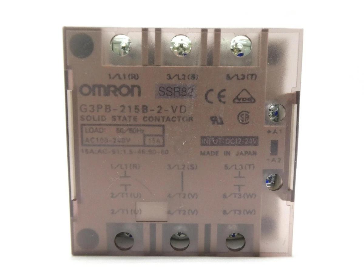 Used Omron G3PB-215B-2-VD Solid State Relay G3PB Lot of 10 Working Surplus