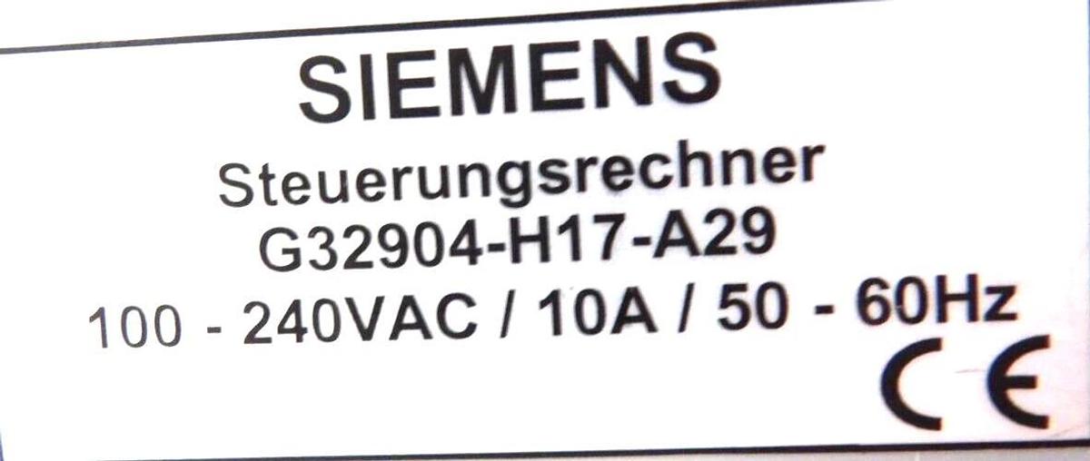 Used Siemens G32904-H17-A29 Industrial Computer IP-4GV183 Rofin 120301154 Working