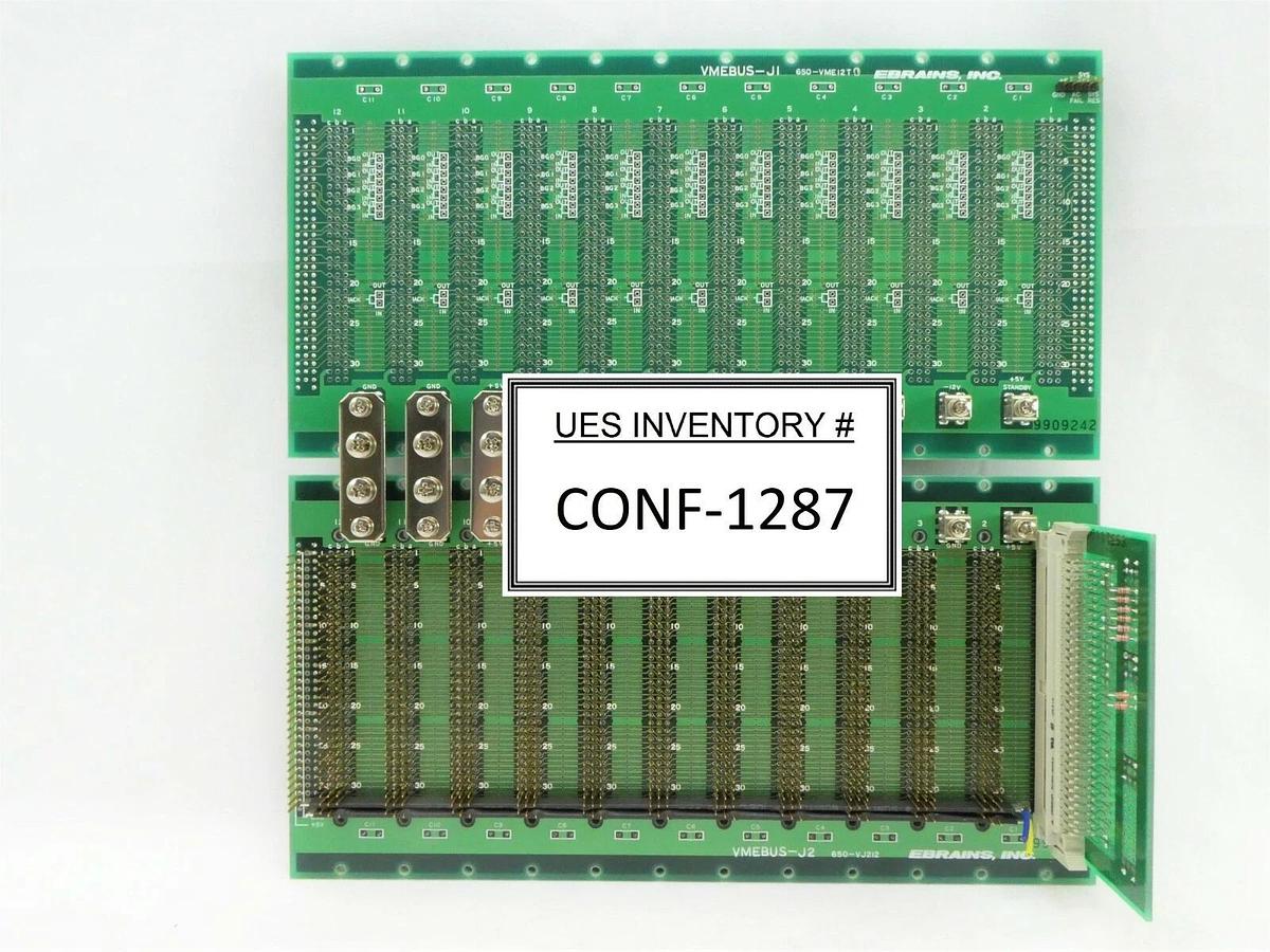 Used EBRAINS 650-VME12T Backplane Board PCB 650-VJ212 JEOL JWS-2000 SEM Working Spare