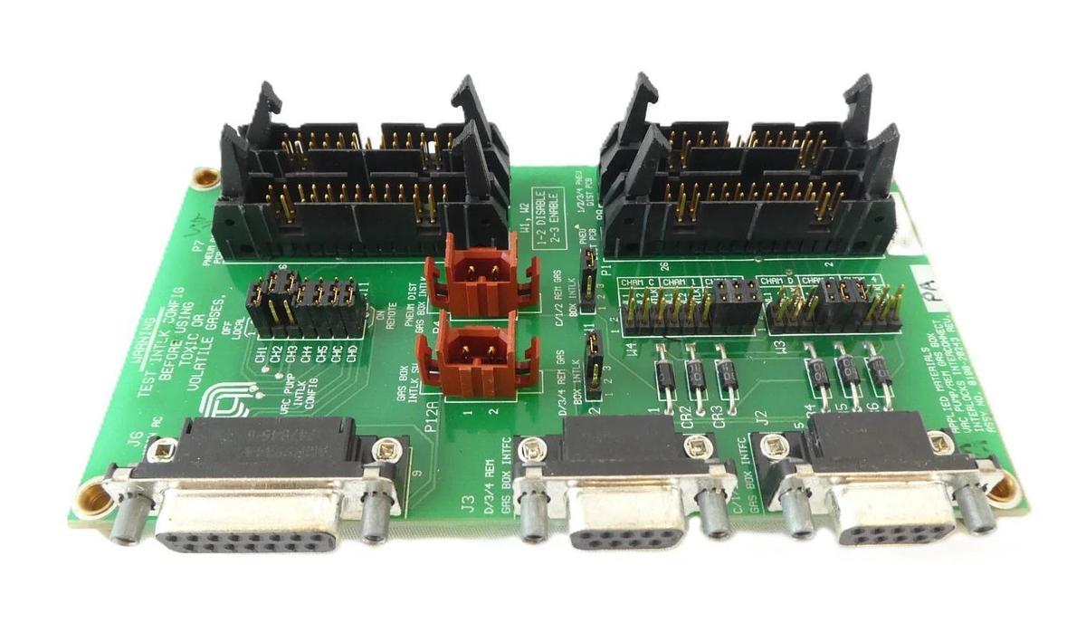 Used AMAT Applied Materials 0100-20243 Interlocks Interconnect PCB Working Surplus